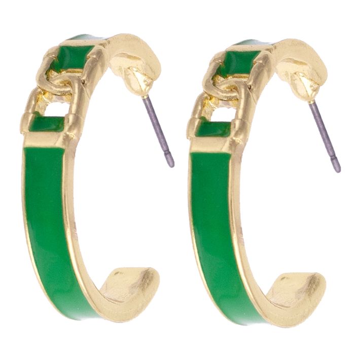 Wild Again Lyra Linked Hoop Earrings