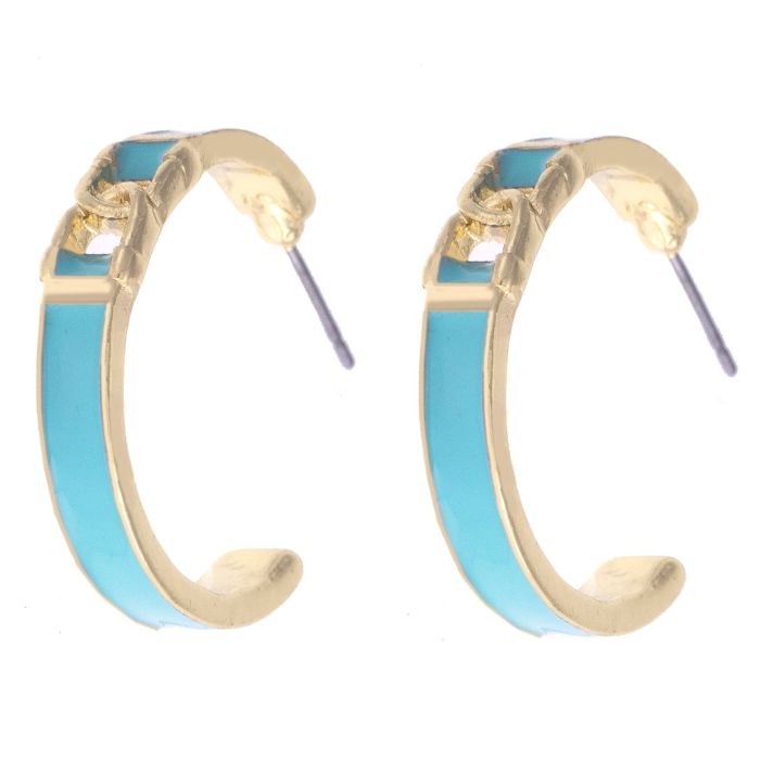 Wild Again Lyra Linked Hoop Earrings