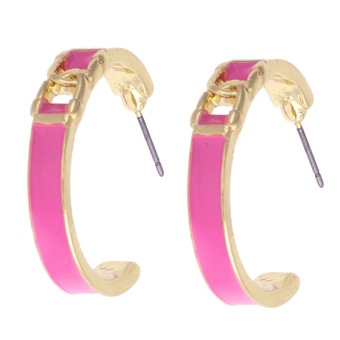 Wild Again Lyra Linked Hoop Earrings