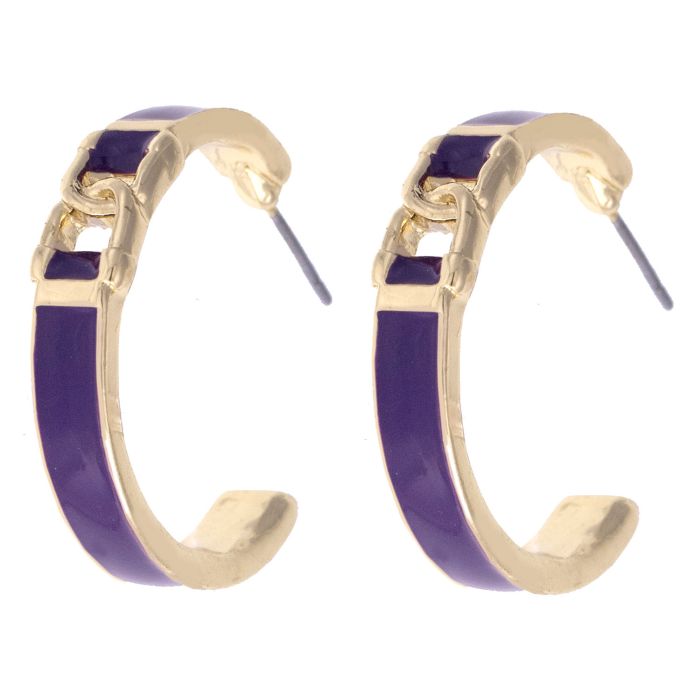 Wild Again Lyra Linked Hoop Earrings