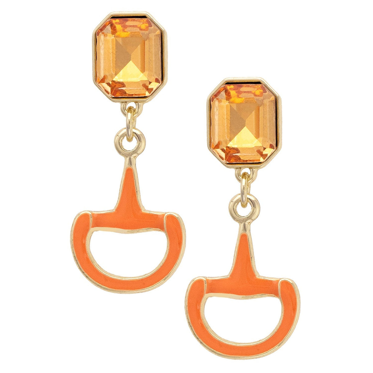 Wild Again Eclipse Horsebit Earrings