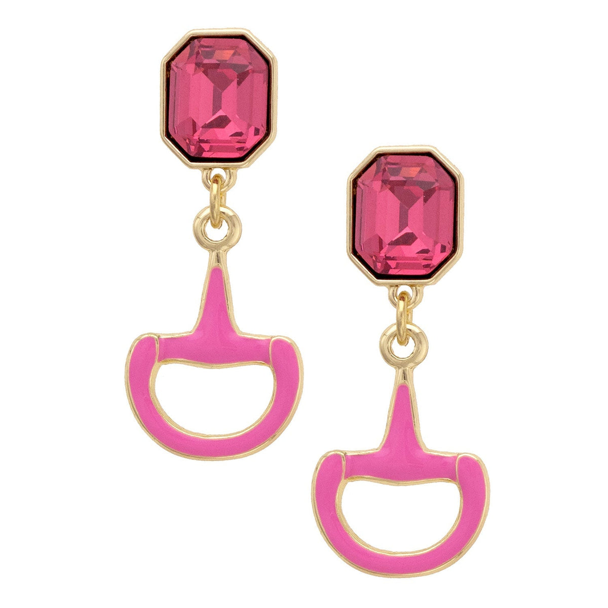 Wild Again Eclipse Horsebit Earrings