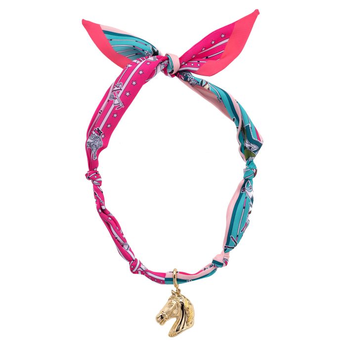 Wild Again Thoroughbred Scarf Necklace