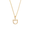 Wild Again Cinnamon Horsebit Necklace