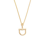 Wild Again Cinnamon Horsebit Necklace