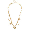 Wild Again Saddles Equestrian Charm Necklace