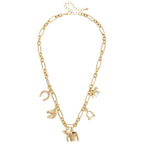 Wild Again Saddles Equestrian Charm Necklace