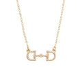 Wild Again Roux Horsebit Necklace