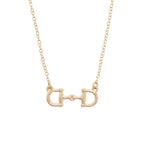 Wild Again Roux Horsebit Necklace