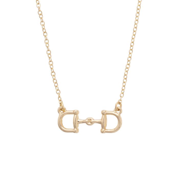 Wild Again Roux Horsebit Necklace