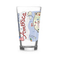America 16oz Glass