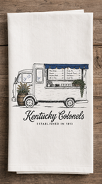 Colonels Food Truck Tea Towel