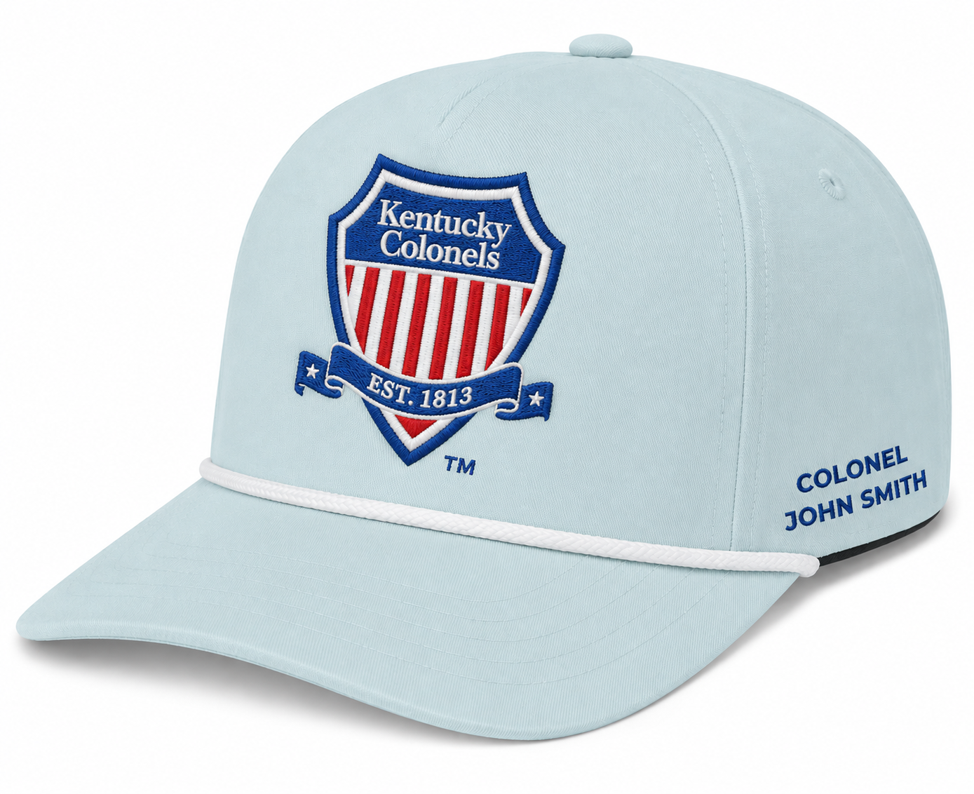 Colonels Shield Personalized Rope Hat