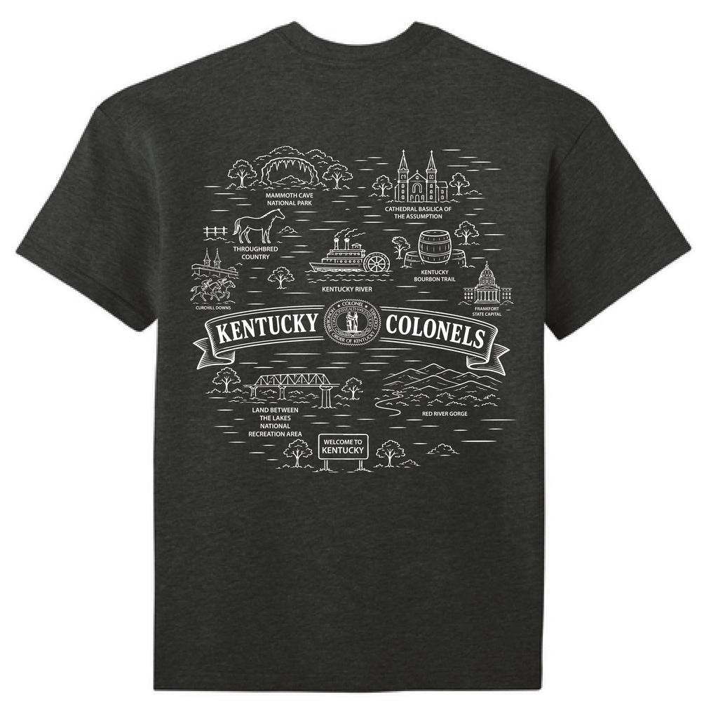 Kentucky Map Personalized Tee