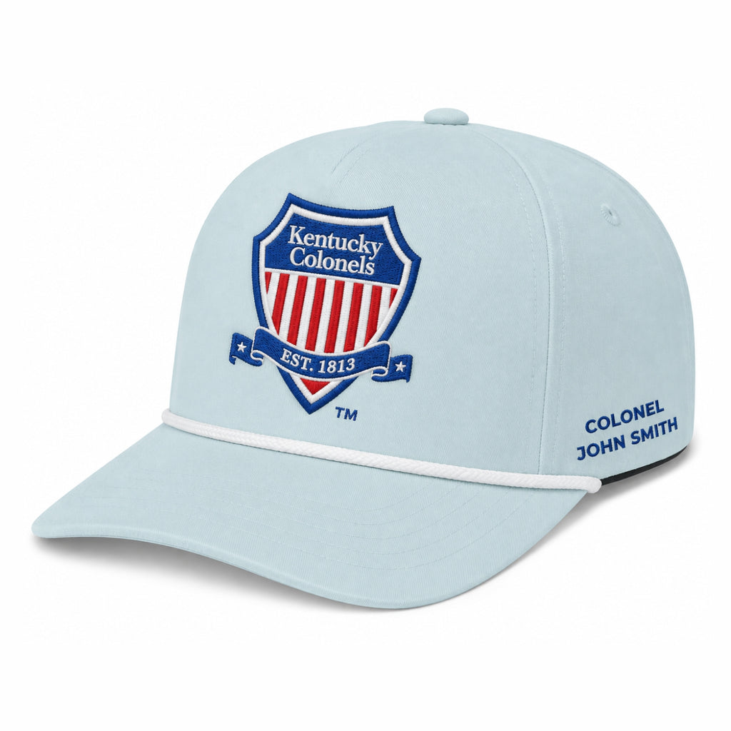 Colonels Shield Personalized Rope Hat