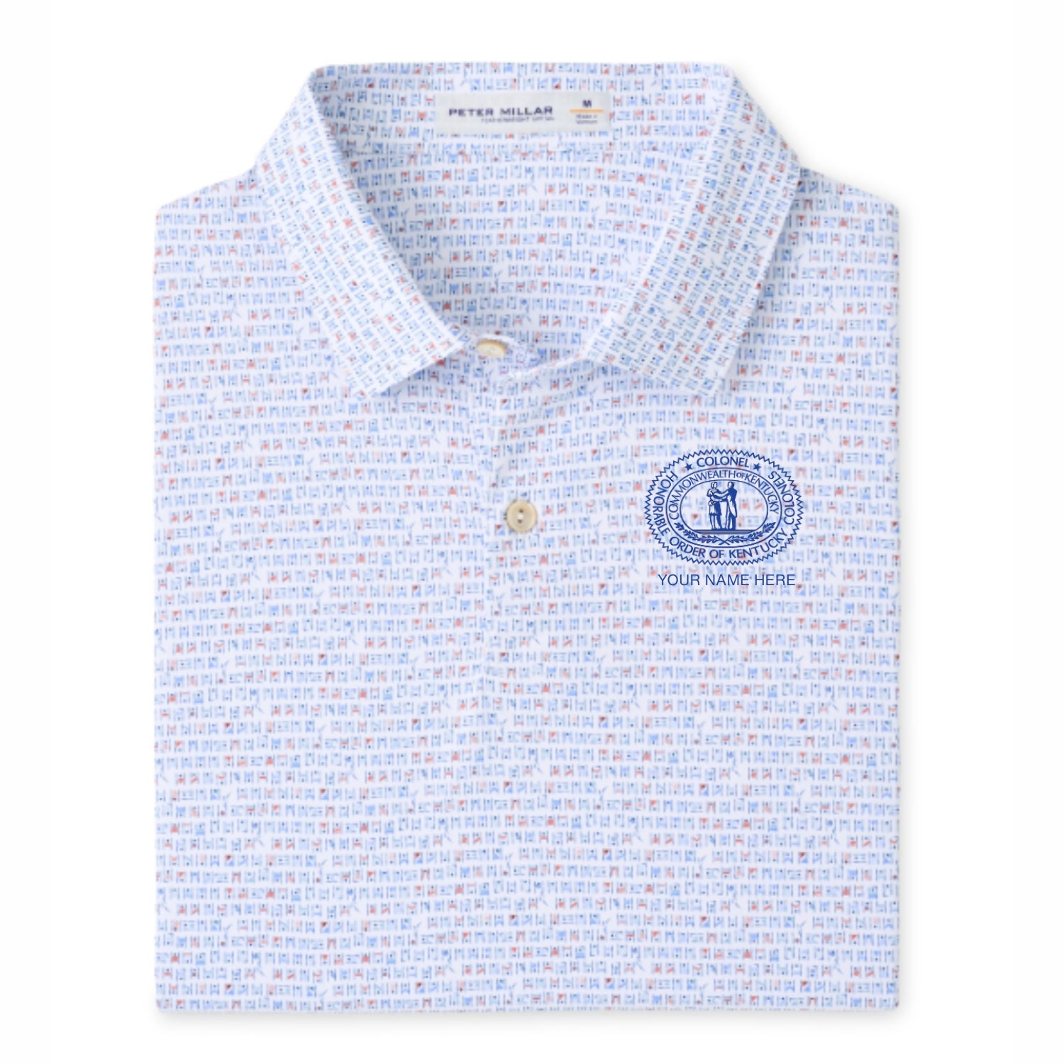 Peter Millar Featherweight Cornhole Polo