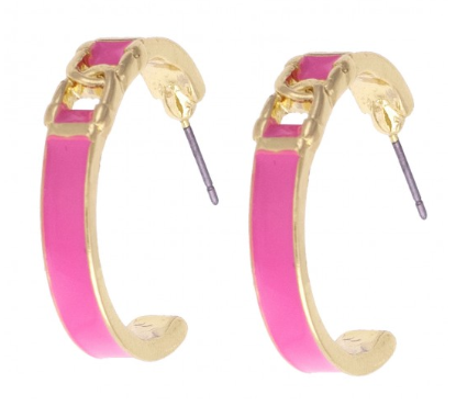 Wild Again Lyra Linked Hoop Earrings