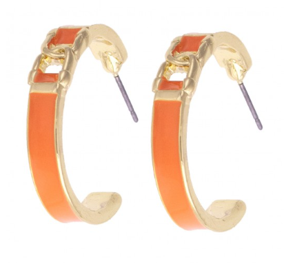 Wild Again Lyra Linked Hoop Earrings