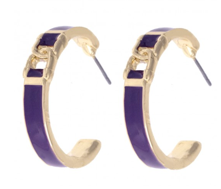 Wild Again Lyra Linked Hoop Earrings