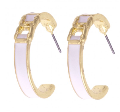 Wild Again Lyra Linked Hoop Earrings