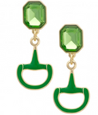 Wild Again Eclipse Horsebit Earrings