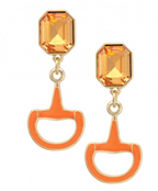 Wild Again Eclipse Horsebit Earrings