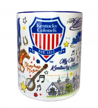 Kentucky Colonels Whimsy Art Mug