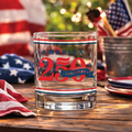America 250 Rocks Glass