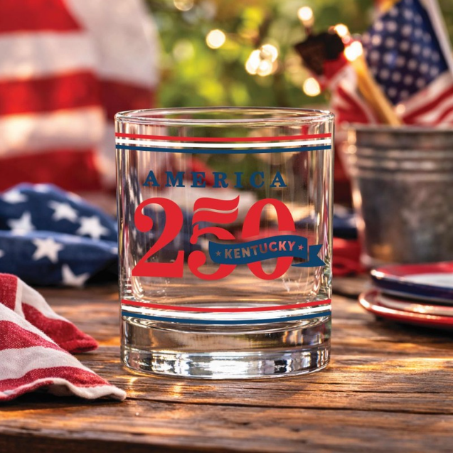 America 250 Rocks Glass