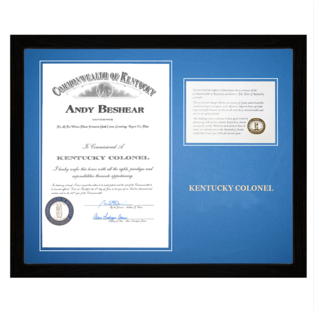 Architect Commission Certificate Frame