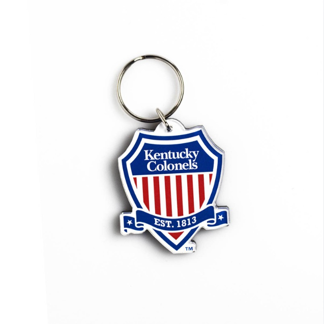 Kentucky Colonel Acrylic Shield Logo Keychain
