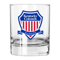 Kentucky Colonels Shield Rocks Glass