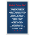 Kentucky Colonels Toast Print