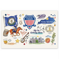 Kentucky Colonels Whimsy Art Print