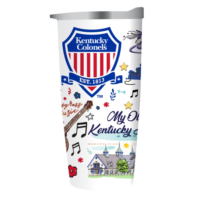 Kentucky Colonels Whimsy Art Tumbler