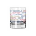 Kentucky Colonels Word Art Rocks Glass