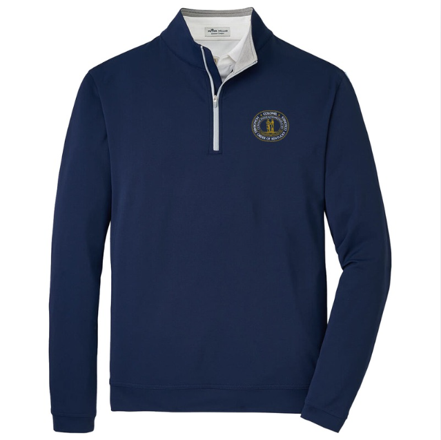 Peter Millar Seal Logo Performance Quarter Zip