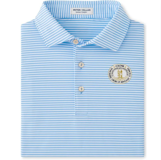 Peter Millar Seal Striped Polo