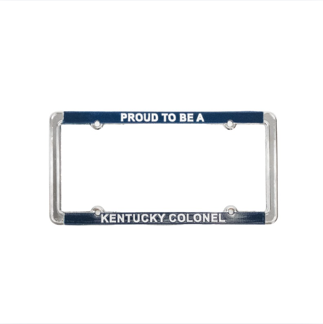 Proud to be a Kentucky Colonel License Plate Frame