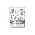Step & Repeat Rocks Glass