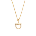 Wild Again Cinnamon Horsebit Necklace
