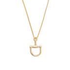 Wild Again Cinnamon Horsebit Necklace