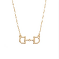 Wild Again Roux Horsebit Necklace