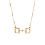 Wild Again Roux Horsebit Necklace