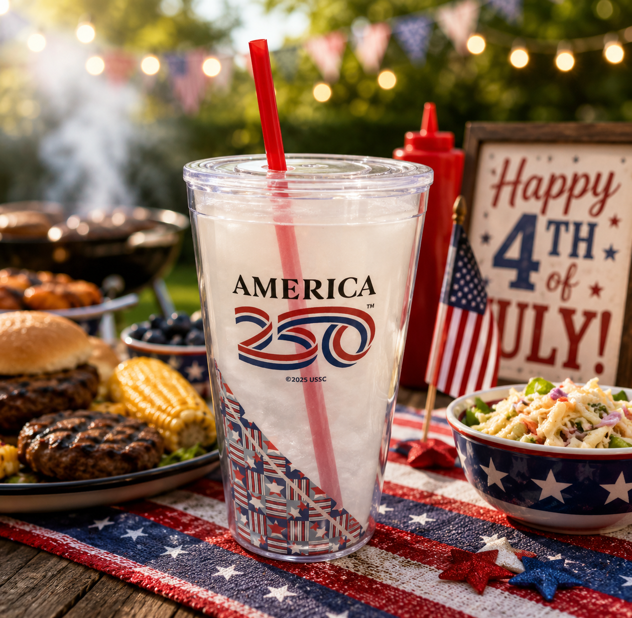 America 250 Double Wall Tumbler