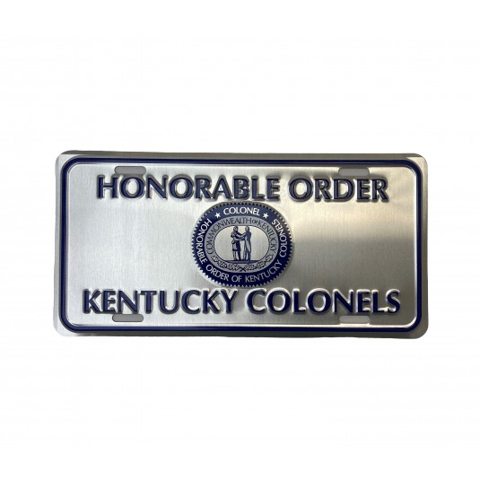 Kentucky Colonels License Plate